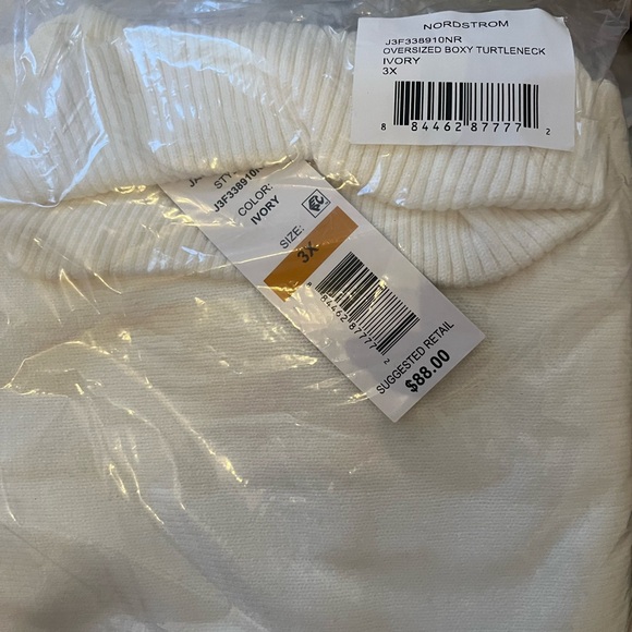 Assorted Joseph A turtleneck boxy poncho sweaters, purchased from Nordstrom new - Picture 3 of 8